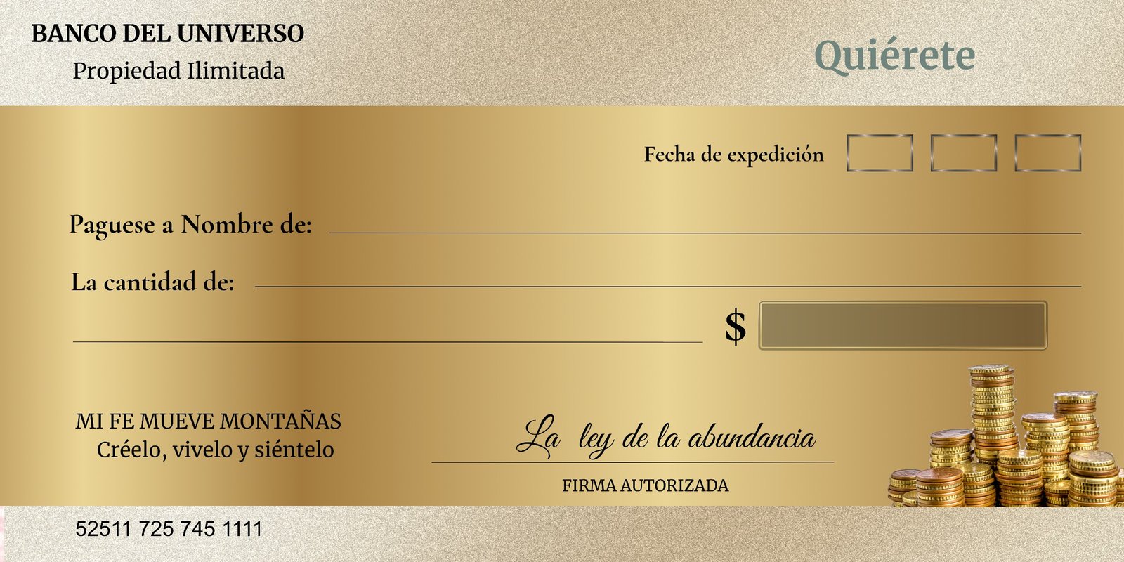 Chequera del Universo